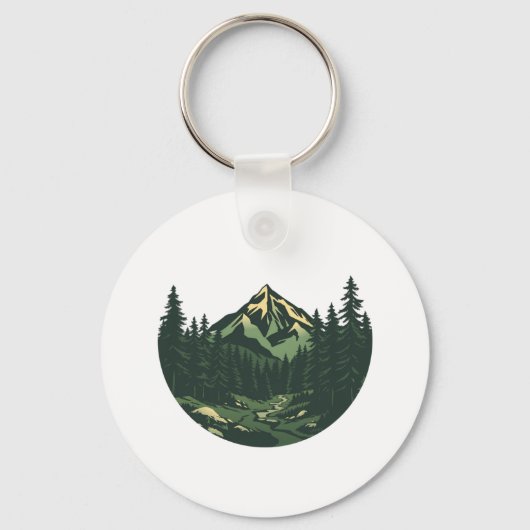  bergbos sleutelhanger (Achterkant)