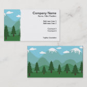 Bergbos Visitekaartje (Voorkant / Achterkant)
