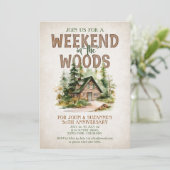 Bergbos Weekend Itinerarium Kaart (Staand voorkant)