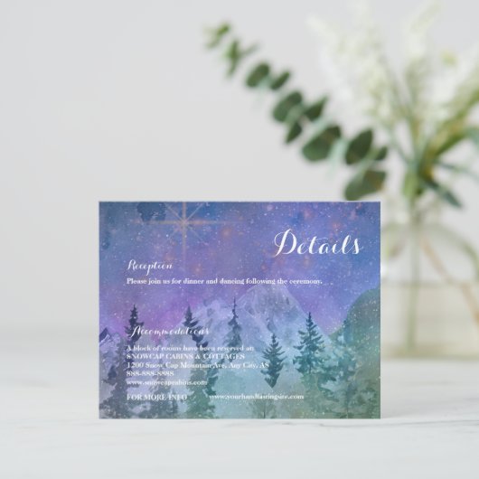 bergbosparadijs informatiekaartje (Staand voorkant)