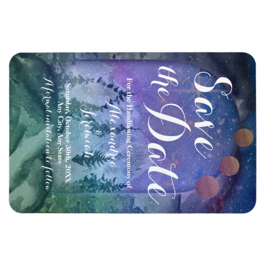 bergbosparadijs magneet (Horizontaal)