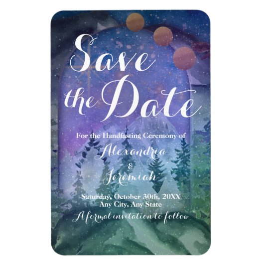 bergbosparadijs magneet (Verticaal)