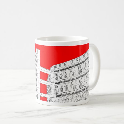 bergbruggen koffiemok (Voorkant rechts)