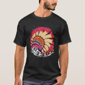 Bergbuisjes Indigenous Headdress Native Ameri T-shirt (Voorkant)