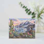 Bergcactus Botanische Cactussen Briefkaart (Staand voorkant)