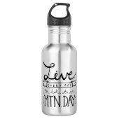 Bergdag waterflesje waterfles  (Voorkant)