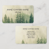 bergdenbomen aangepast visitekaartje fotokunst (Voorkant / Achterkant)
