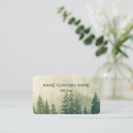 bergdenbomen aangepast visitekaartje fotokunst (Staand voorkant)