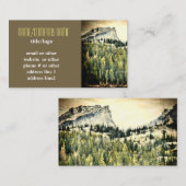 bergdenbomen aangepast visitekaartje fotokunst (Voorkant / Achterkant)