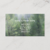 bergdenbomen in fog custom natuur art. visitekaartje