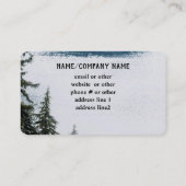 bergdenbomen natuur foto kunst visitekaartje (Achterkant)