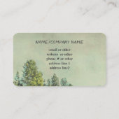 bergdenbomen natuur foto kunst visitekaartje (Achterkant)