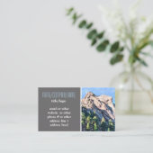 bergdenbomen natuur landschapsfoto visitekaartje (Staand voorkant)