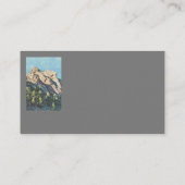 bergdenbomen natuur landschapsfoto visitekaartje (Achterkant)