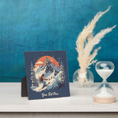  Bergdennen Skiën sinaasappel Zonsondergang Fotoplaat (Insitu)