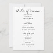 Bergdennen Viering van het leven Begrafenisprogram Kaart (Achterkant)