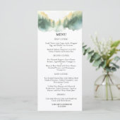 Bergdennenbomen Boho Rustieke Trouw Menu (Staand voorkant)