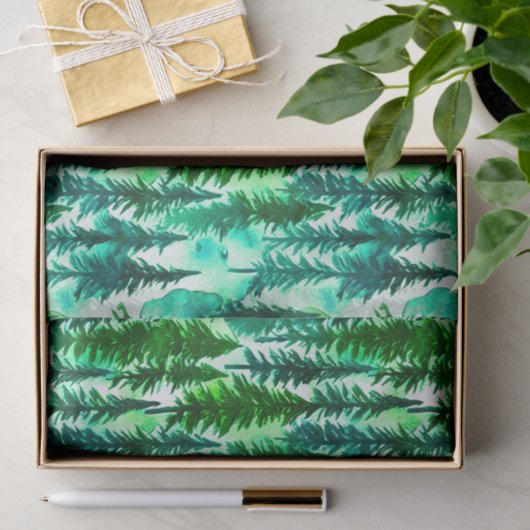 Bergdennenbos Tissuepapier (Geschenk)