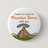 Bergdoom-ventilatie. Ronde Button 5,7 Cm (Voorkant)