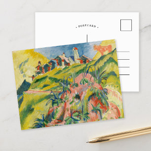 bergdorp   Ernst Ludwig Kirchner Briefkaart