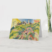 bergdorp | Ernst Ludwig Kirchner Kaart (Voorkant)