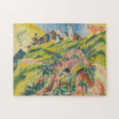 bergdorp | Ernst Ludwig Kirchner Legpuzzel (Horizontaal)