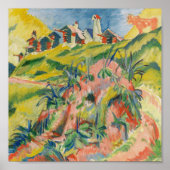 bergdorp | Ernst Ludwig Kirchner Poster (Voorkant)