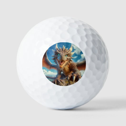 bergdraak golfballen (Voorkant)