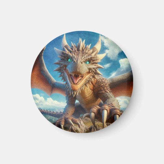 bergdraak magneet (Voorkant)