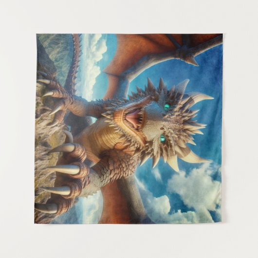 bergdraak wandkleed (Voorkant (horizontaal))