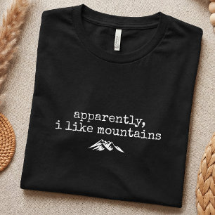 Berge Liefhebber Grappig Wandelen Eenvoudig T-shirt