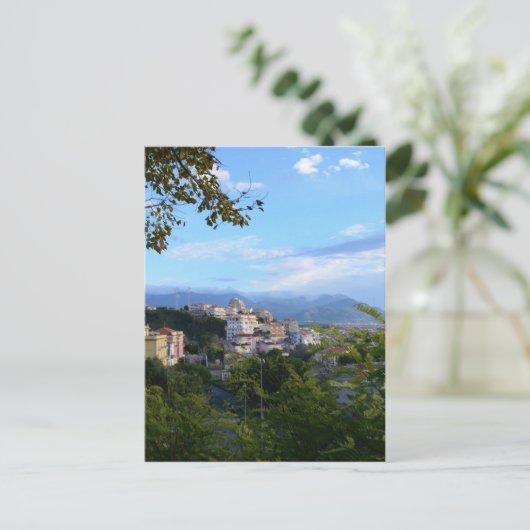Bergen achter Scalea Briefkaart (Staand voorkant)