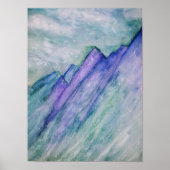 Bergen afdrukken 12 × 16 inch poster (Voorkant)