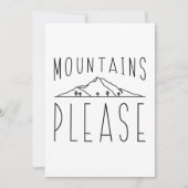 Bergen alsjeblieft bedankkaart (Voorkant)
