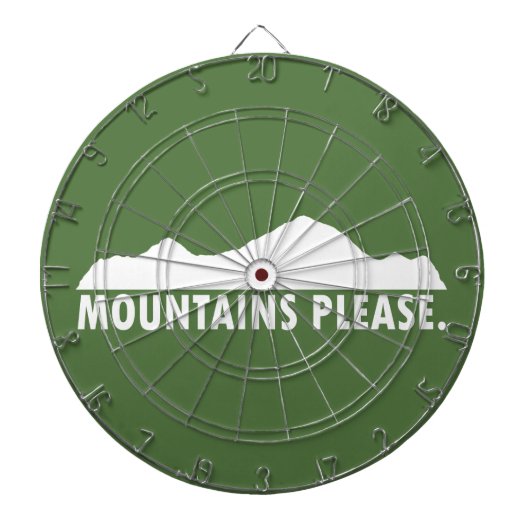 Bergen alsjeblieft dartbord (Voorkant)