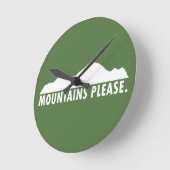 Bergen alsjeblieft ronde klok (Hoek)