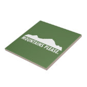 Bergen alsjeblieft tegeltje (Zijkant)