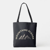 Bergen alsjeblieft tote bag (Achterkant)