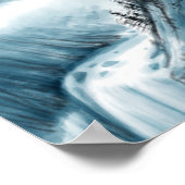 Bergen Art "Keep Calm & Steady" Home Kantoor Poster (Hoek)