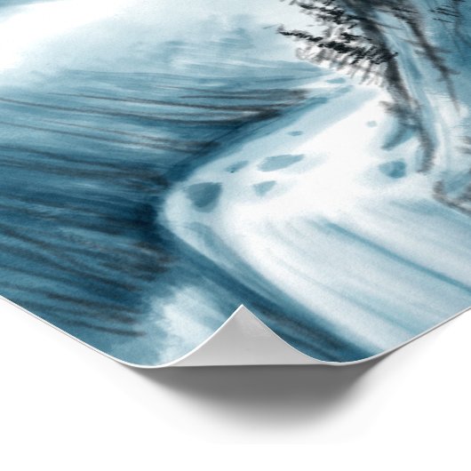 Bergen Art "Keep Calm & Steady" Home Kantoor Poster (Hoek)