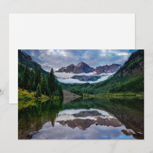 Bergen | Aspen Colorado Bedankkaart (Voorkant / Achterkant)