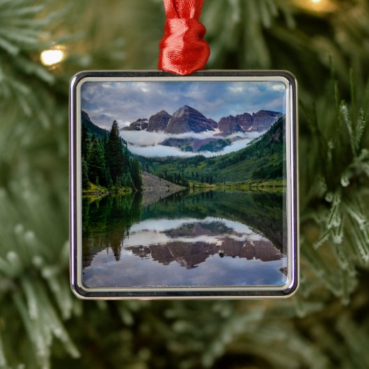 Bergen | Aspen Colorado Metalen Ornament (Boom)