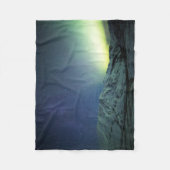 Bergen | Aurora Borealis & Milky Way Alaska Fleece Deken (Voorkant)