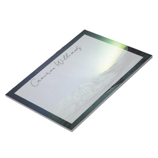 Bergen | Aurora Borealis & Milky Way Alaska Notitieblok (Schuin)