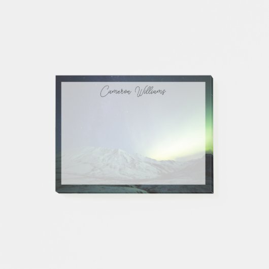 Bergen | Aurora Borealis & Milky Way Alaska Post-it® Notes (Voorkant)