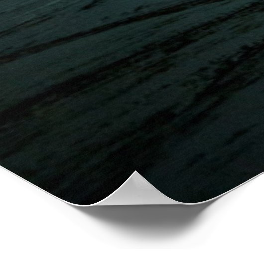 Bergen | Aurora Borealis & Milky Way Alaska Poster (Hoek)