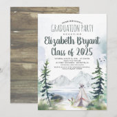 Bergen Avontuur Camping Bossen Afstuderen Kaart (Voorkant / Achterkant)