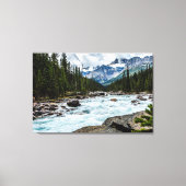 Bergen | Banff National Park Alberta, Canada Canvas Afdruk (Voorkant)