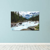 Bergen | Banff National Park Alberta, Canada Canvas Afdruk (Insitu (Houten vloer))