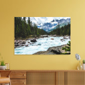 Bergen | Banff National Park Alberta, Canada Canvas Afdruk (Insitu (Woonkamer))